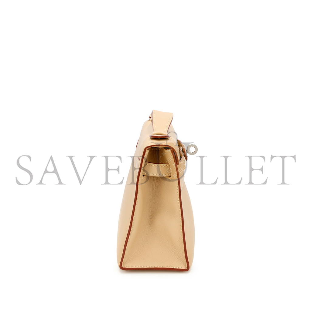 H**mes master parchemin swift kelly pochette palladium hardware (22*14*7cm)